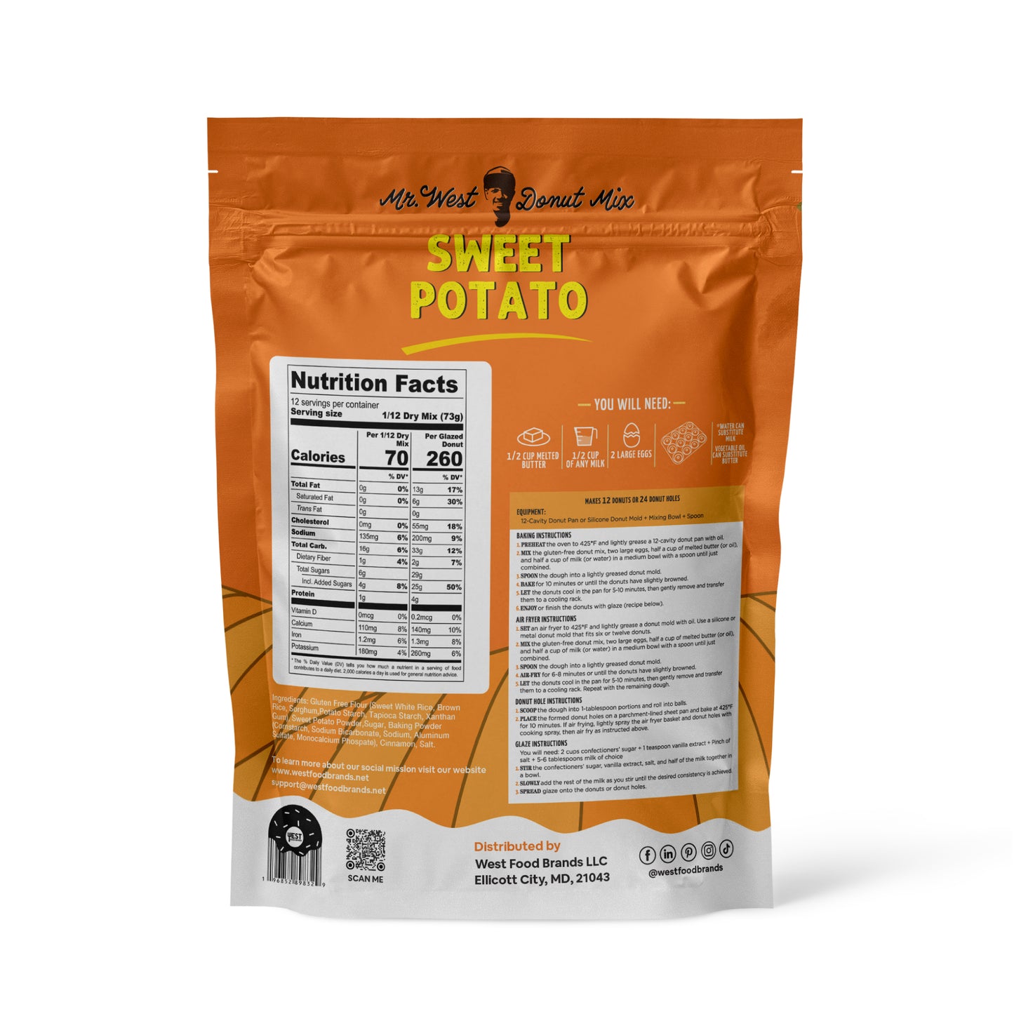 Sweet Potato Donut Mix