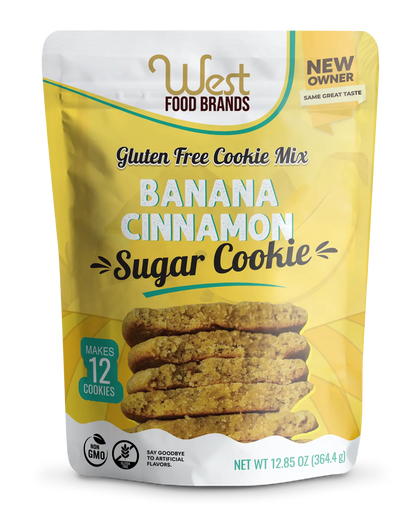 Banana Cinnamon Sugar Gluten Free Cookie Mix